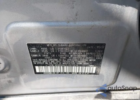 2018 Subaru Outback 2.5I from USA, damaged, VIN 4S4BSAAC2J3277214